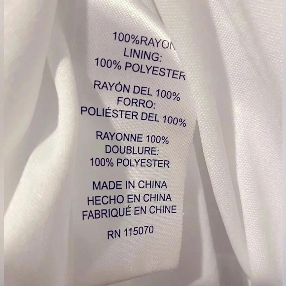 Hailey Lyn Sleeveless Layered Halter Tank Coverup White Colorful Tassels S EUC - Picture 4 of 8